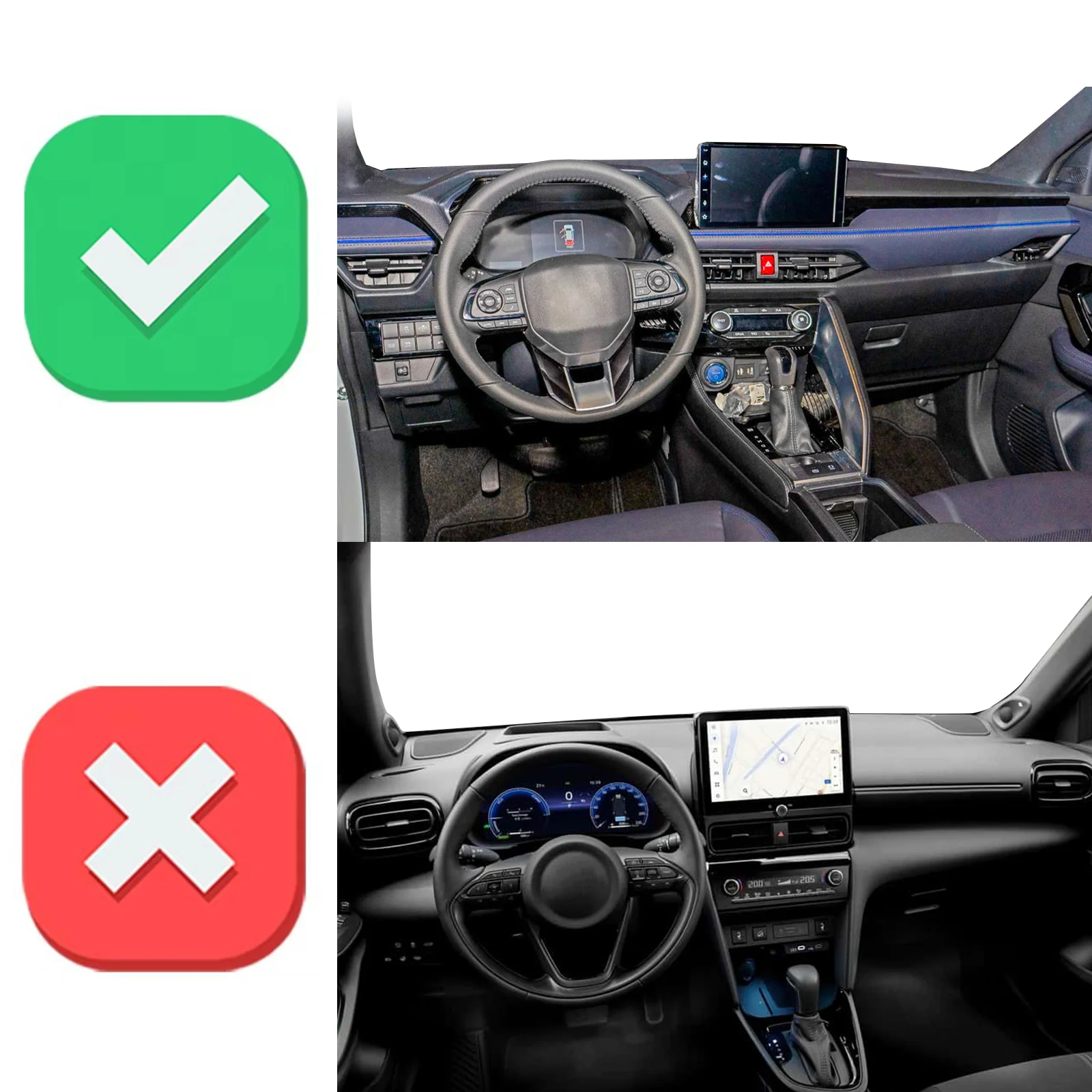 Dashboardhoes voor Yaris Cross - Crossfit Ga recensie en prijs