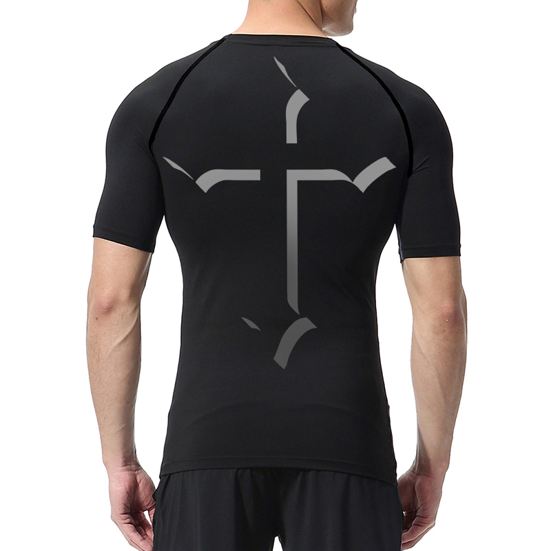 Cross Print Compressieshirt vo - Crossfit Gym recensie en prijs