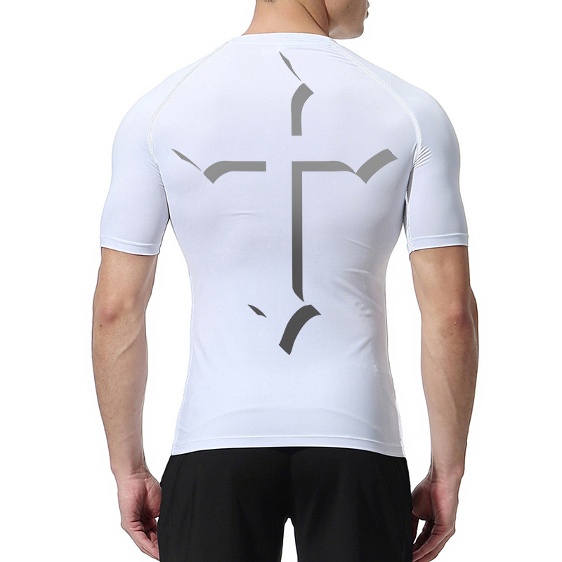 Cross Print Compressieshirt vo - Crossfit Gym recensie en prijs